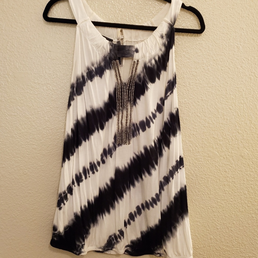 INC tie-dye blouse